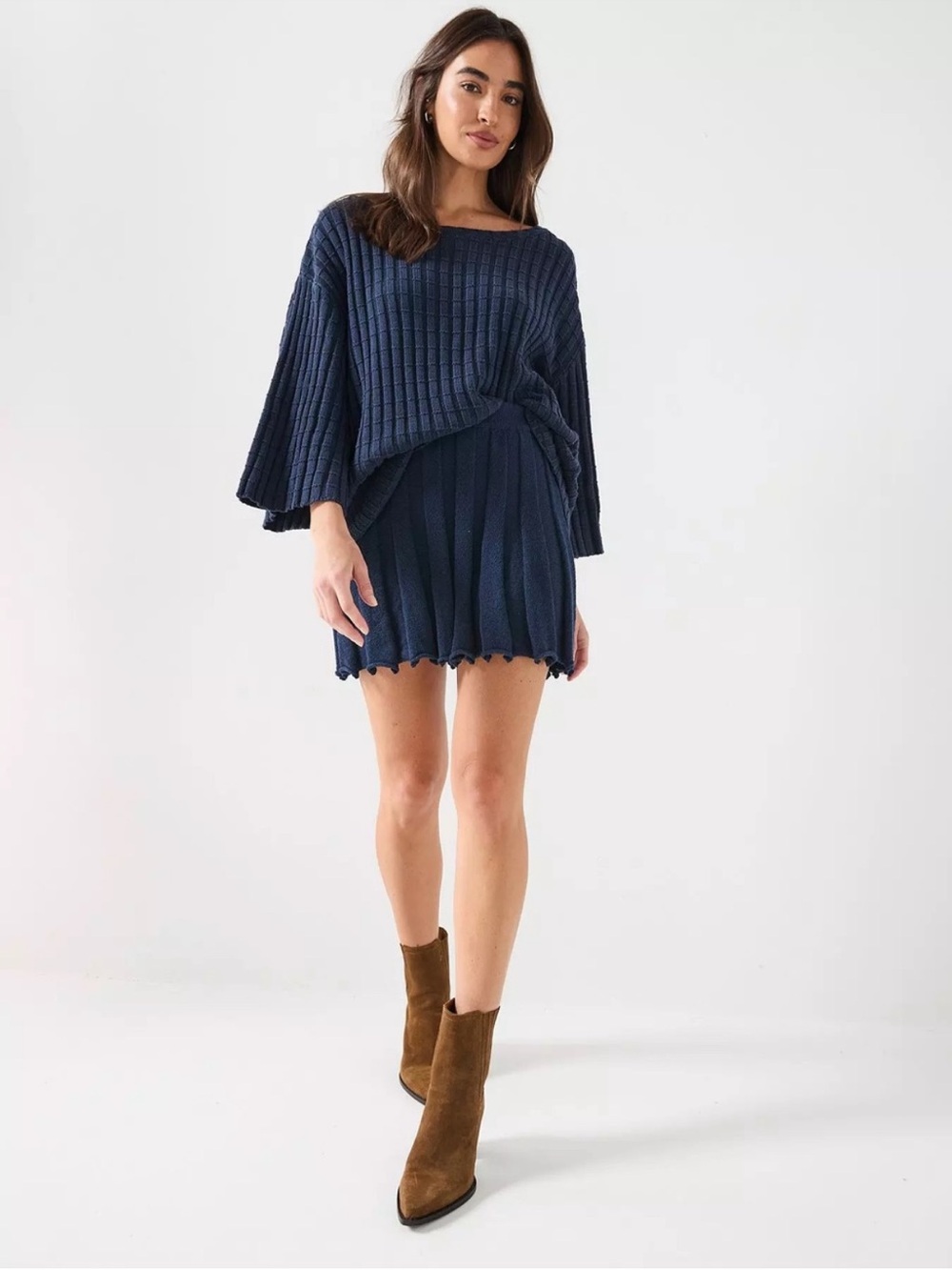FREE PEOPLE BEACH: knit sweater set